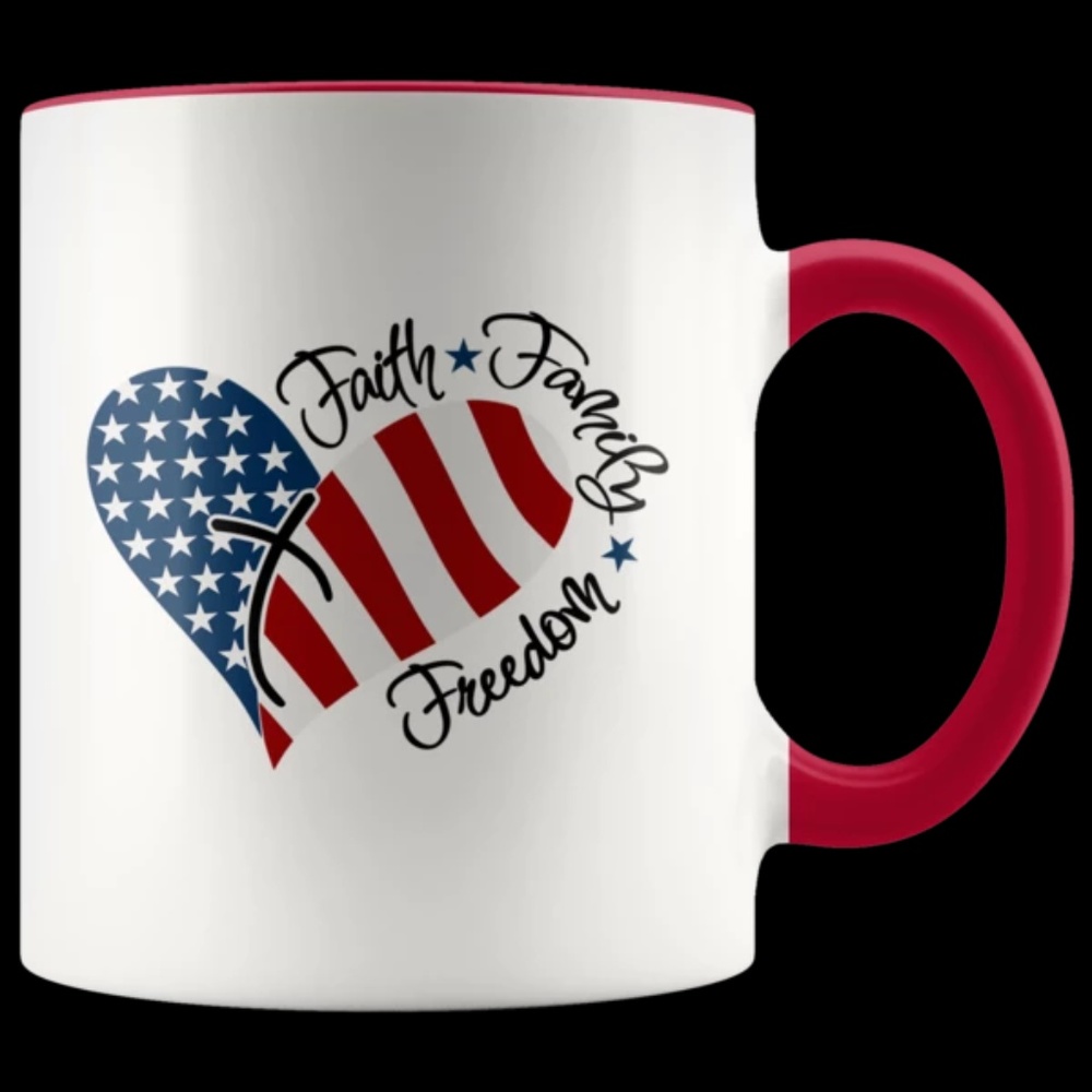 Faith Family Freedom Mug